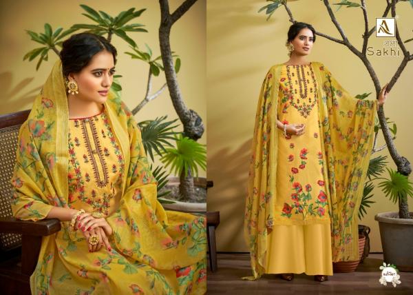 Alok Sakhi Fancy Digital Printed Embroidery Salwar 